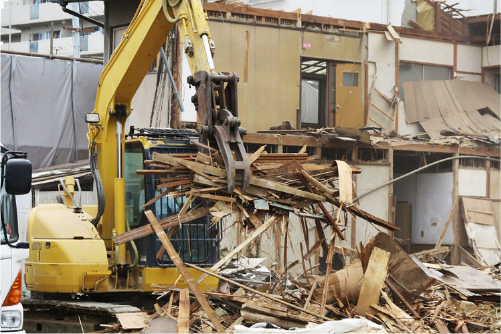 建築物の解体処理